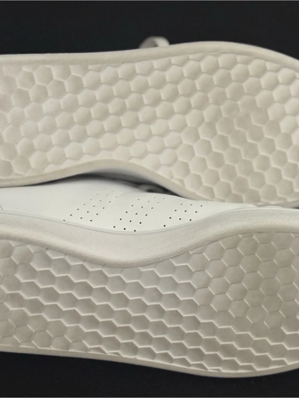 adidas White Low-Top Men's Leather Sneakers